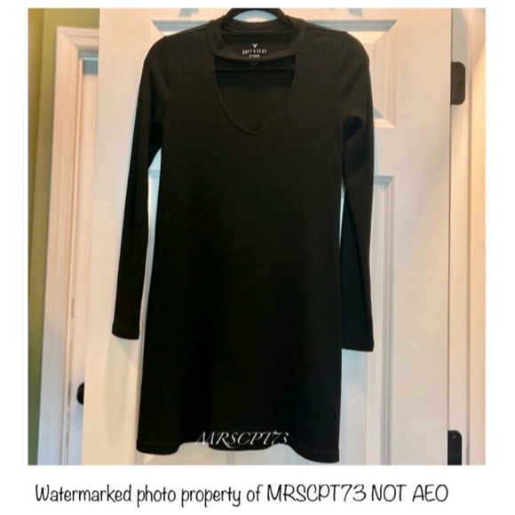 3/$19 American Eagle Soft N Sexy Plush ribbed keyhole long sleeve Tunic blouse - Picture 7 of 13